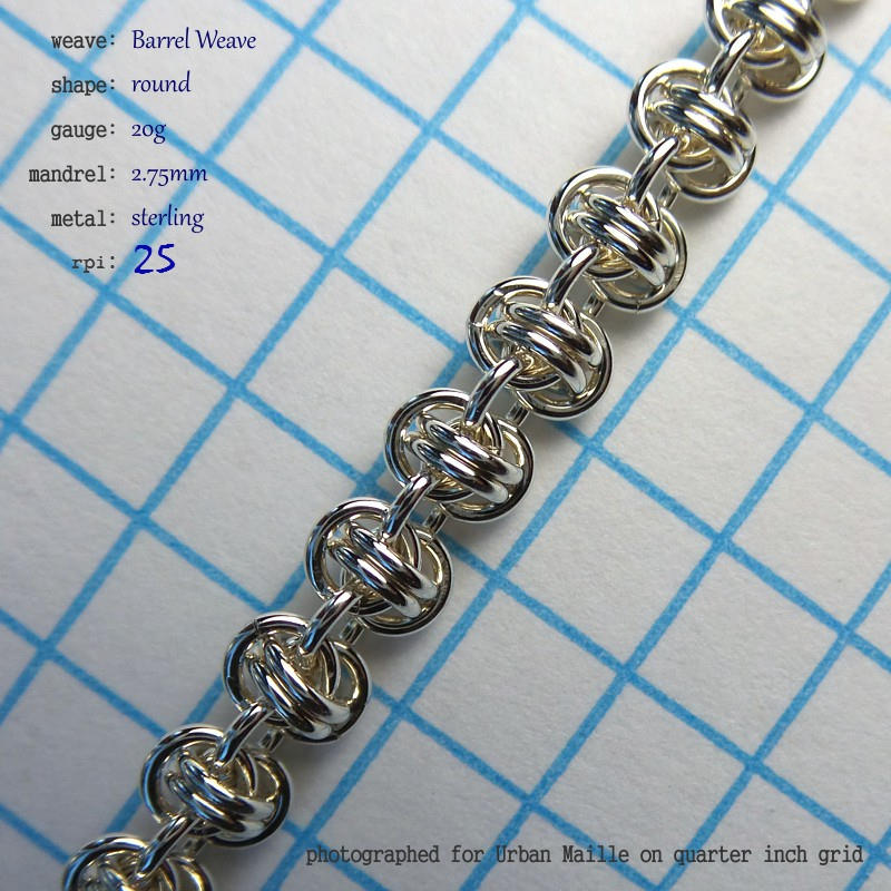 Barrel Weave chainmaille, photo 6