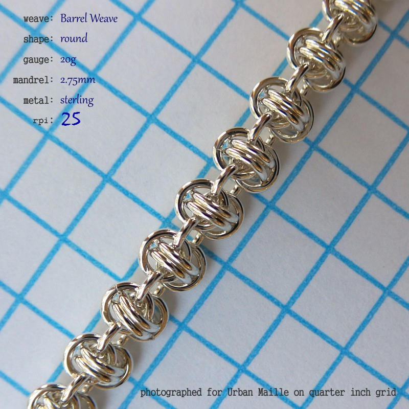 Barrel Weave chainmaille, photo 7