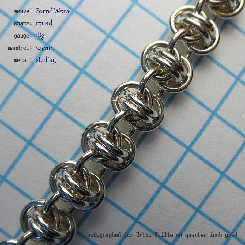 Barrel Weave chainmaille, photo 8
