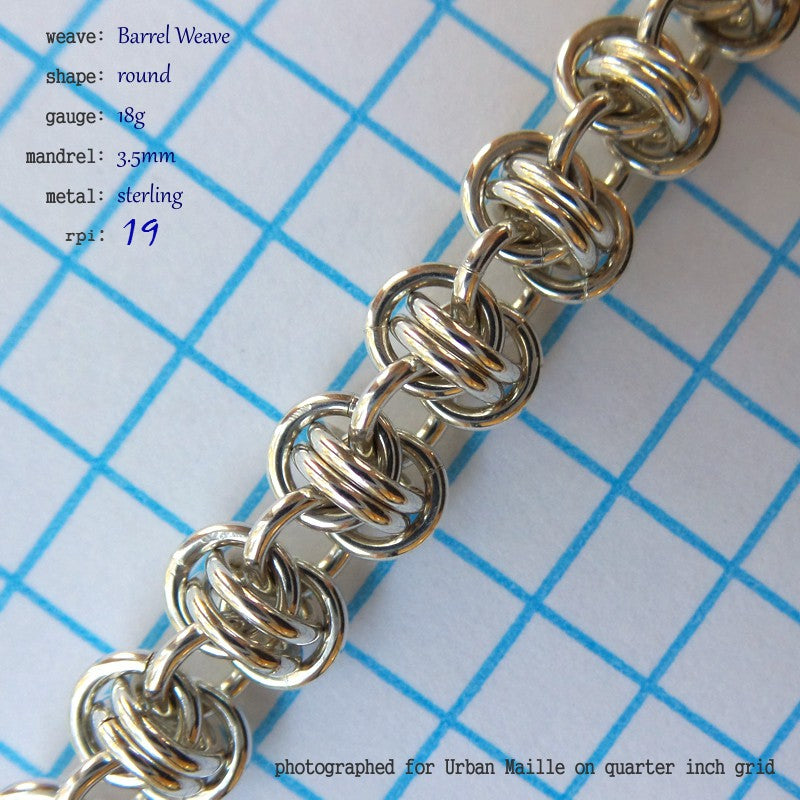 Barrel Weave chainmaille, photo 9