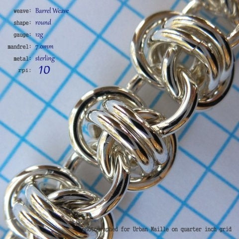 Barrel Weave chainmaille, photo 10