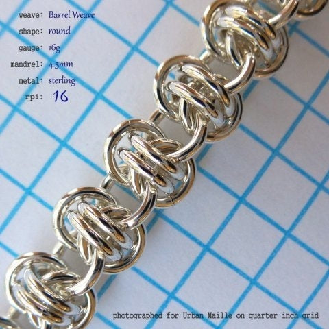 Barrel Weave chainmaille, photo 11
