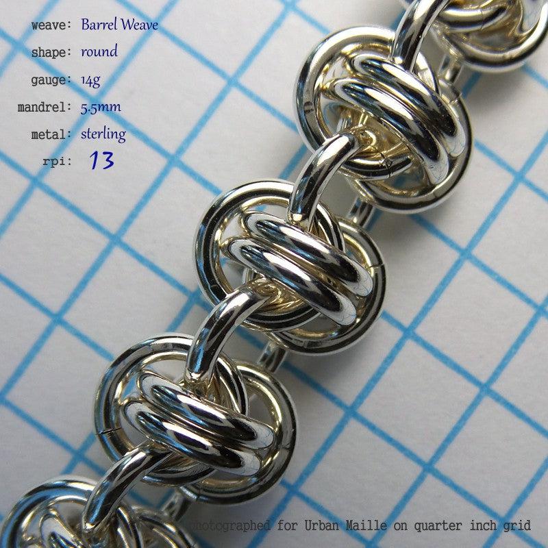 Barrel Weave chainmaille, photo 14