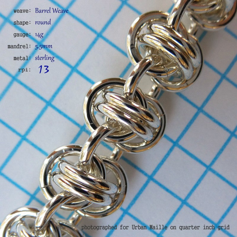 Barrel Weave chainmaille, photo 15