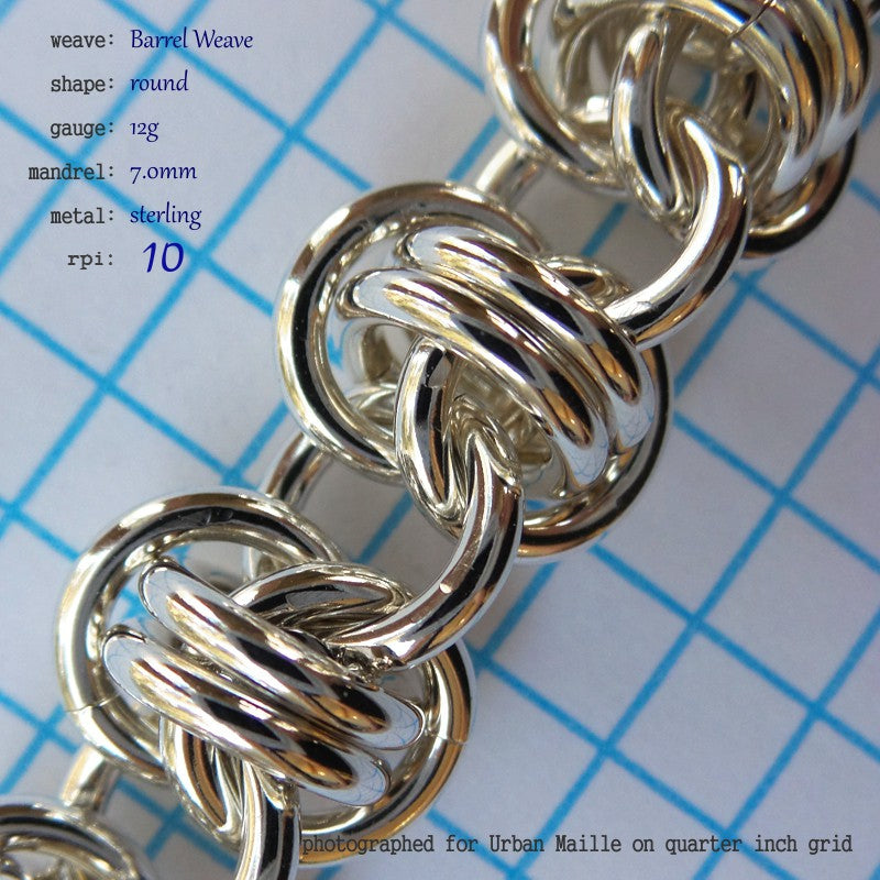 Barrel Weave chainmaille, photo 17