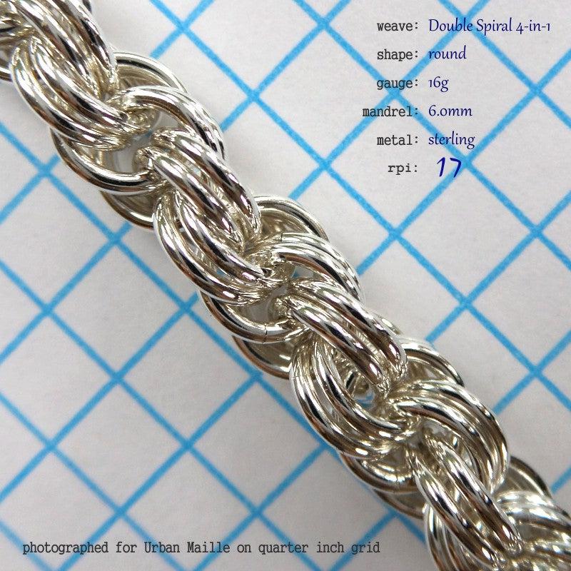 Double Spiral 4-in-1 chainmaille, photo 3
