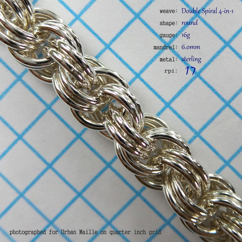 Double Spiral 4-in-1 chainmaille, photo 4