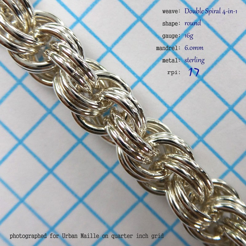 Double Spiral 4-in-1 chainmaille, photo 5