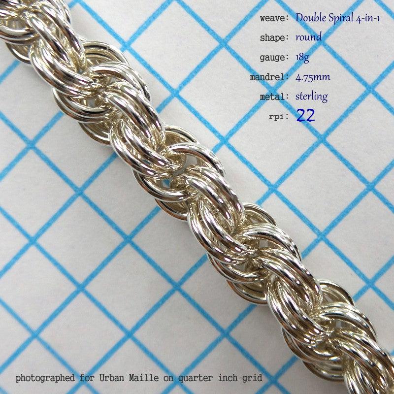 Double Spiral 4-in-1 chainmaille, photo 6