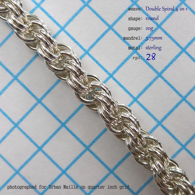 Double Spiral 4-in-1 chainmaille, photo 8