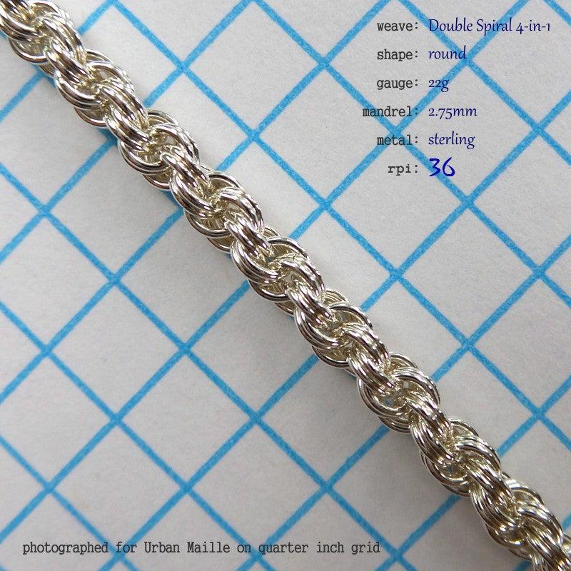 Double Spiral 4-in-1 chainmaille, photo 9