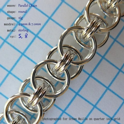 Parallel Chain chainmaille, photo 1