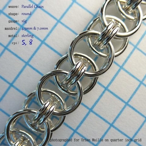 Parallel Chain chainmaille, photo 2