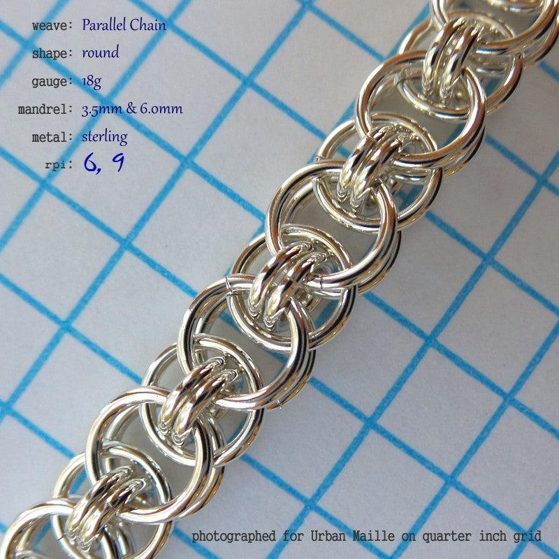 Parallel Chain chainmaille, photo 6