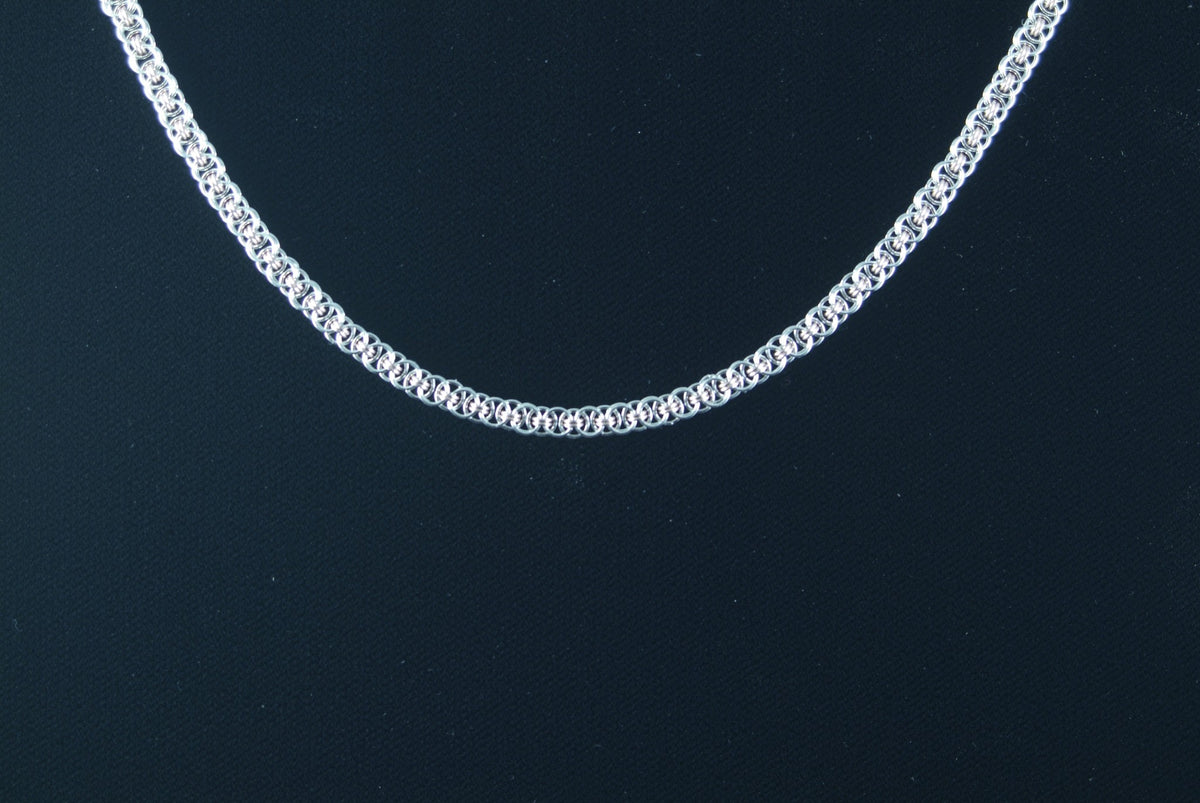 Parallel Chain bracelet kitpack, finished necklace