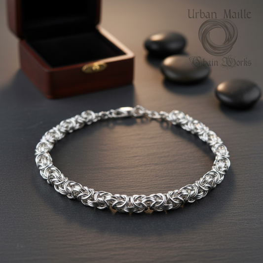 Bold Graduated Byzantine Necklace Instructions