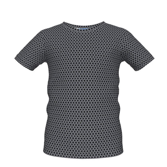 Kid's Cotton Tshirt - Chainmaille Print Knight Costume