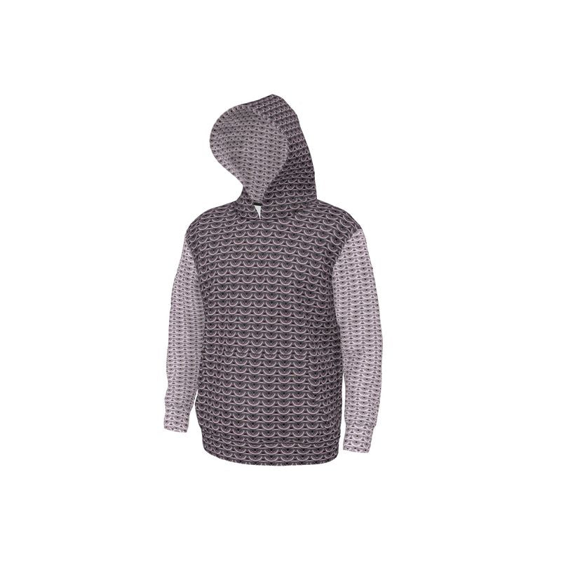 Hoodie in Tarnished Silver Maille with Cloudy Silver Maille