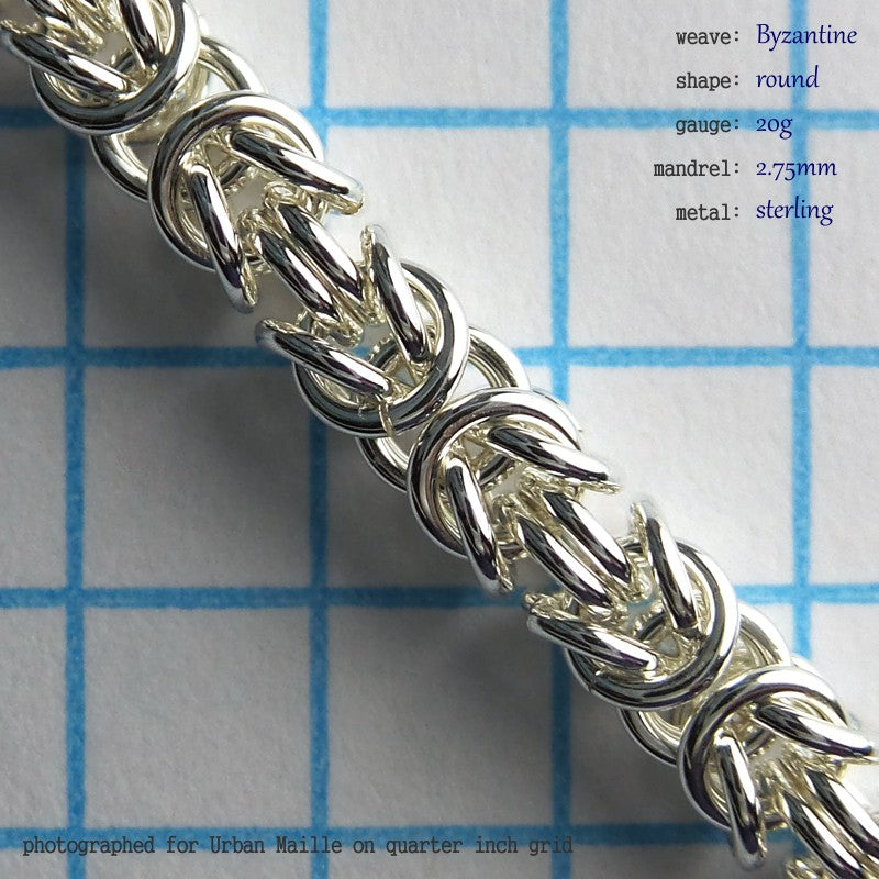 20g store Byzantine Bracelet Chainmaille Kit in Gold Fill