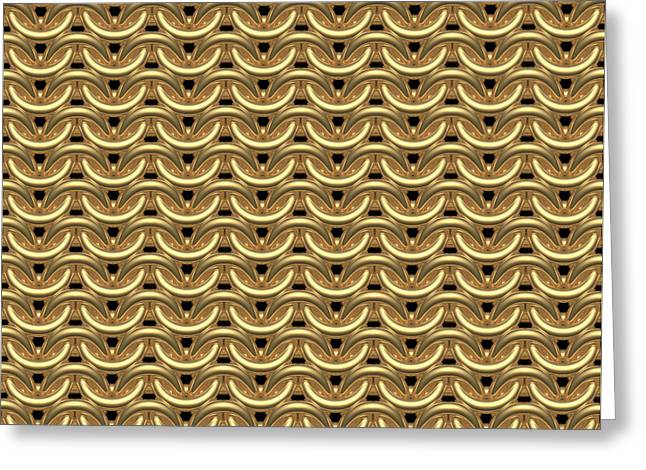 Golden Maille Greeting Card
