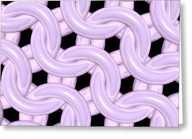 Pink Candy Maille Greeting Card