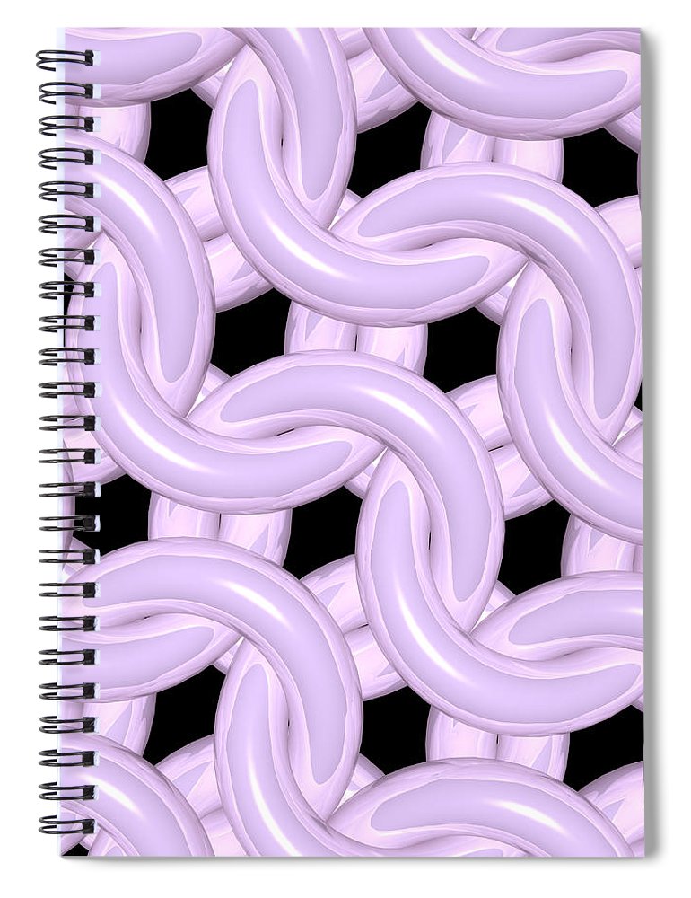 Pink Candy Maille Spiral Notebook