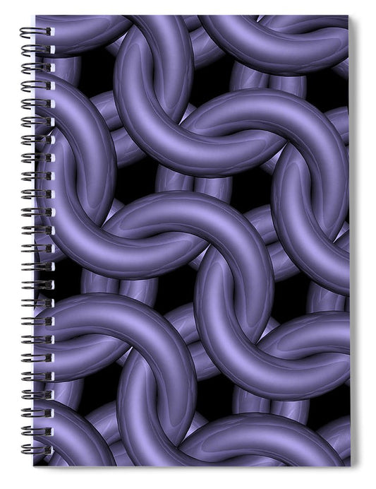 Royal Orchid Maille Spiral Notebook