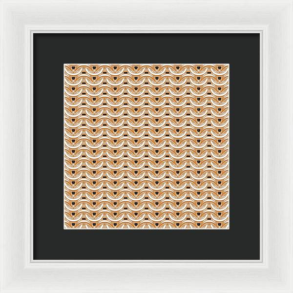 Sunkissed Maille Framed Print