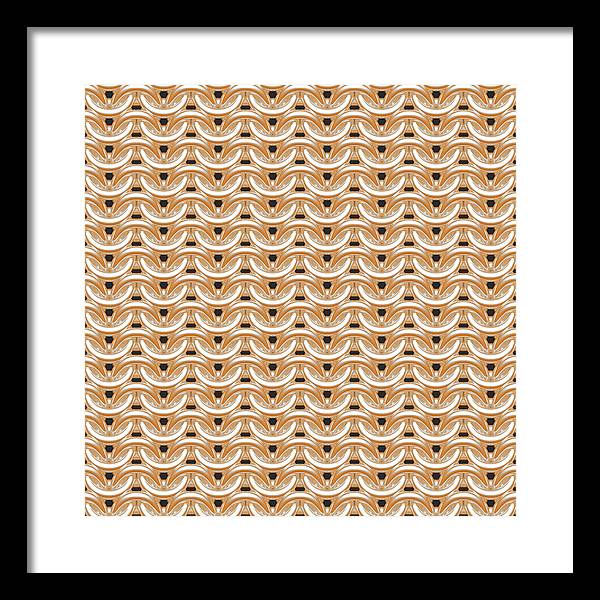 Sunkissed Maille Framed Print
