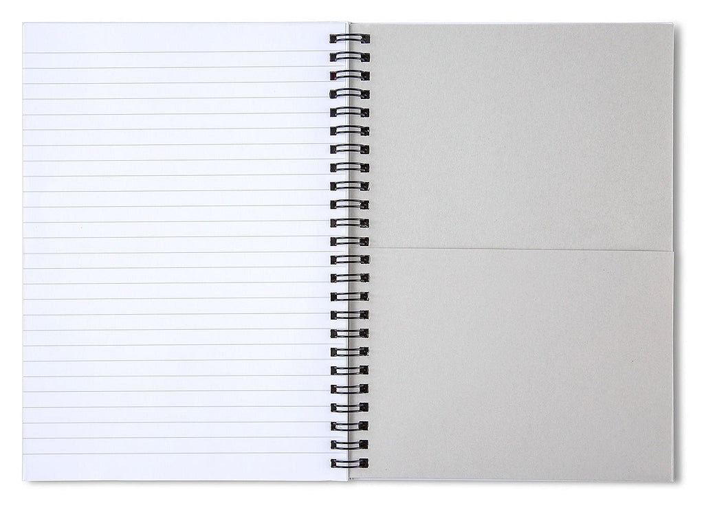 Grey Maille Spiral Notebook