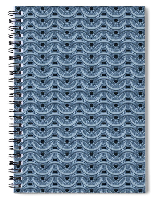 Twilight Blue Maille Spiral Notebook